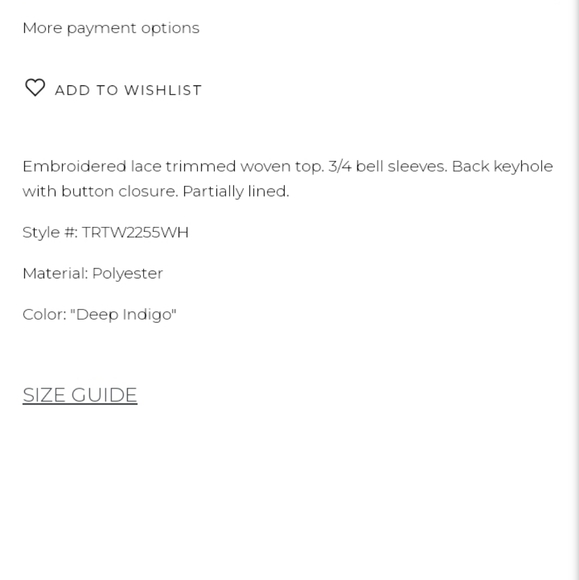 Tularosa Jalen Top - Picture 3 of 4